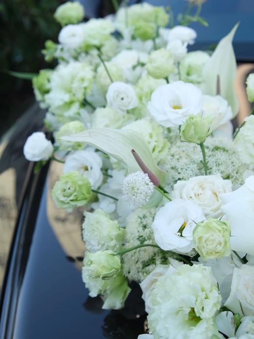 白首成约-渐变色系玫瑰洋桔梗混搭婚车 商品图7