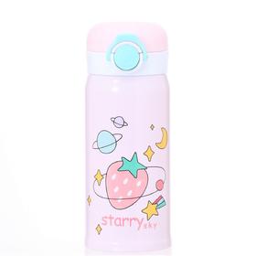 帝怡Q萌俏丽弹跳保温杯 350ml  DY-BW651