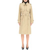 BURBERRY 博柏利 格纹裁片棉质嘎巴甸 Trench女士 风衣 卡其色 8043207 A1366 商品缩略图1