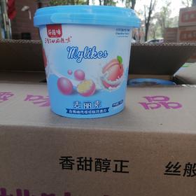 好趣味麦丽素白桃味128克