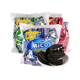 coco牌迷你草莓味夹心小黑饼干【376g】