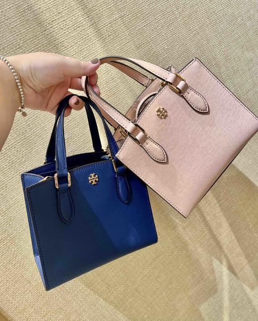 折上折！Tory Burch TB小号Emerson 有长肩带 粉蓝特价🉐️ 商品图0