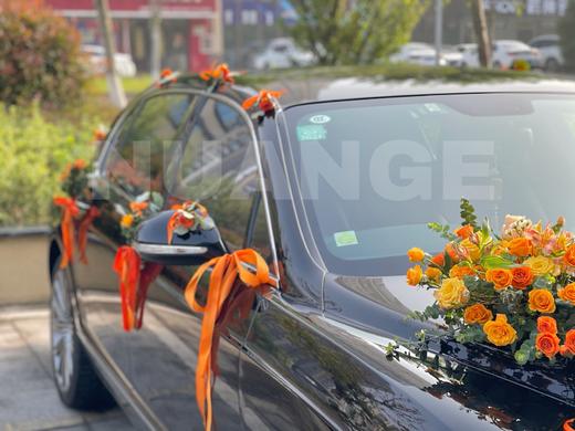 比翼双飞-暖色系玫瑰混搭大气v型婚车 商品图4