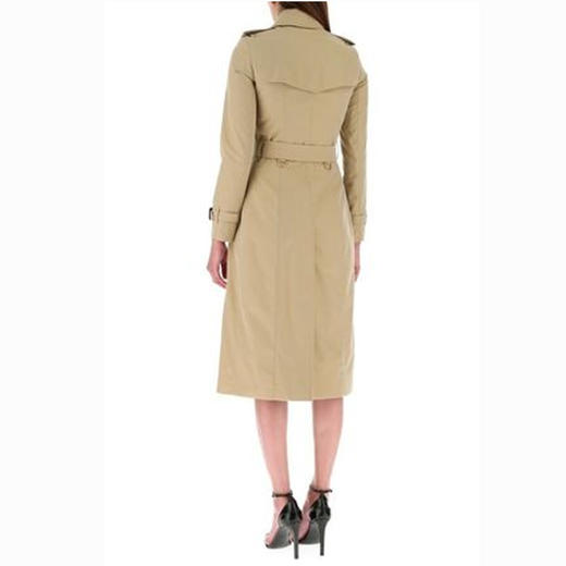 BURBERRY 巴宝莉 女士切尔西版型 – 中长款 Heritage Trench 束腰风衣 卡其色 8045779 A1366 商品图2