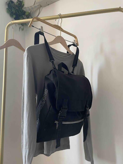 Tommy jeans 男款休闲两用背包 托特手提包 商品图0