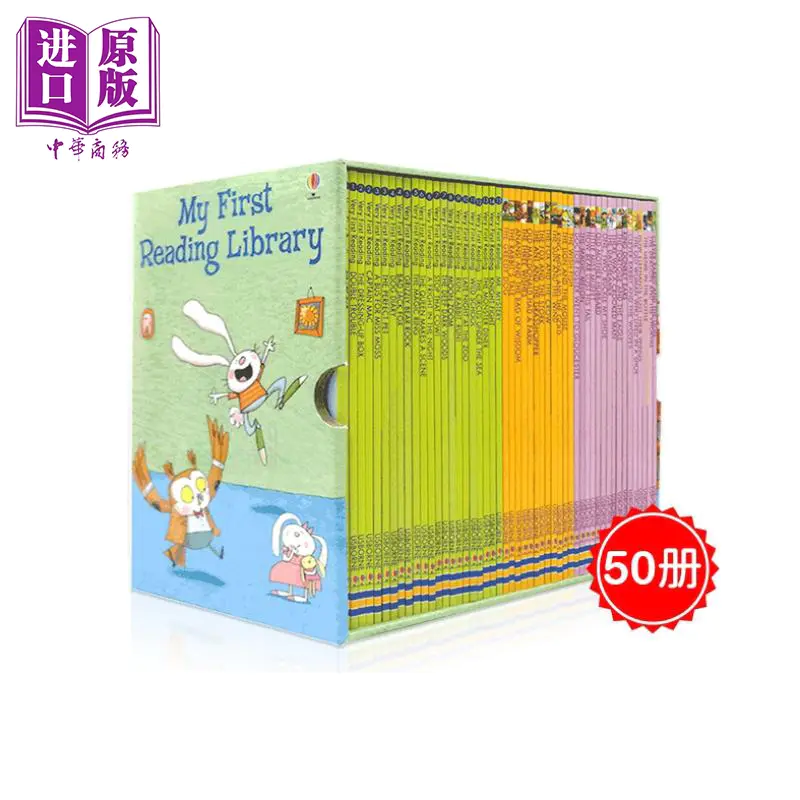 中商原版】Usborne 尤斯伯恩图书馆1-4盒装合集180册英文原版My Reading