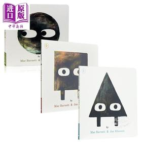 【中商原版】Jon Klassen 形状三部曲精品绘本3册 幽默趣味故事图画书  圆形正方形三角形 艺术想象力启蒙认知 英文原版 3-6岁