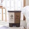 欧乐菲双桶式干湿分类垃圾桶20L大容量 商品缩略图0
