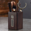 锦绣人生 黑檀窗花茶道五件套 商品缩略图4