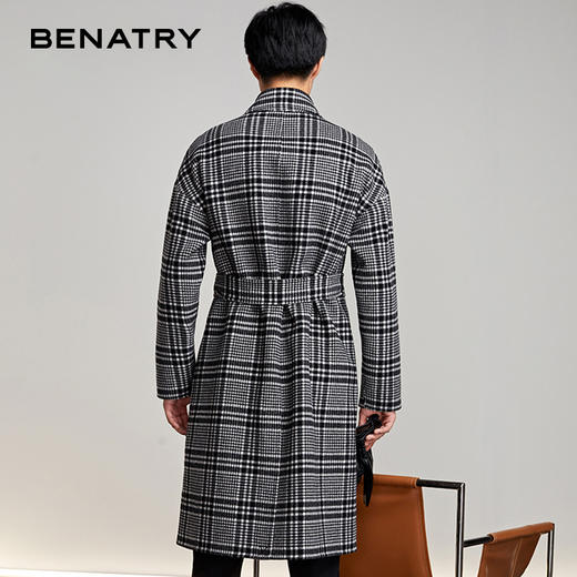 贝纳川秋冬季中长款双面呢大衣120428005402 商品图2