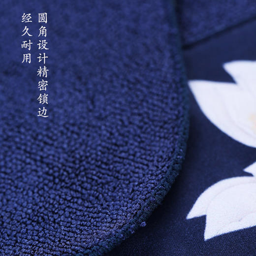 台隆金彩绘柔方莲花茶巾（30*30） 商品图2