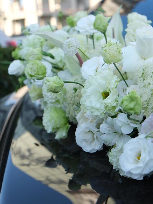 白首成约-渐变色系玫瑰洋桔梗混搭婚车 商品图1