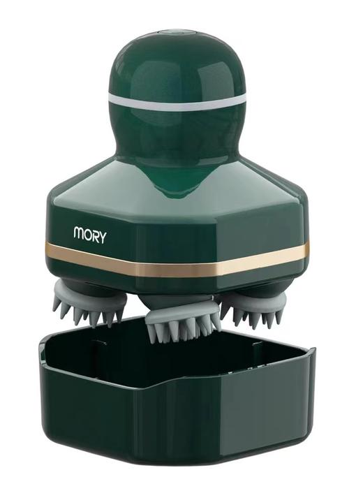 摩韵头皮按摩器 象牙白  祖母绿 商品图5