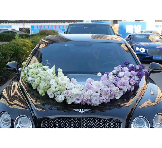 白首成约-渐变色系玫瑰洋桔梗混搭婚车 商品图0