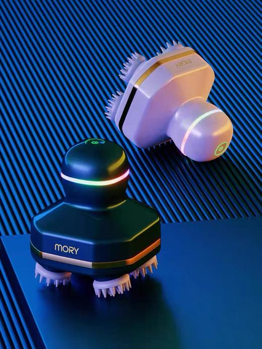 摩韵头皮按摩器 象牙白  祖母绿 商品图2