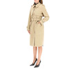 BURBERRY 博柏利 格纹裁片棉质嘎巴甸 Trench女士 风衣 卡其色 8043207 A1366 商品缩略图3