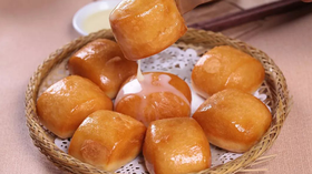 空气炸锅炼乳小馒头