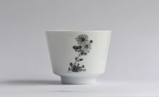 嘉德文库 |“君子风清”梅兰竹菊松品杯  写意 全手工 商品图2