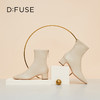 D:FUSE迪芙斯复古方头粗跟短靴DF24116704 商品缩略图7