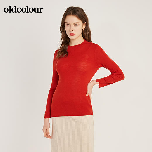 oldcolour时尚气质修身毛织套头衫GM41052903 商品图0