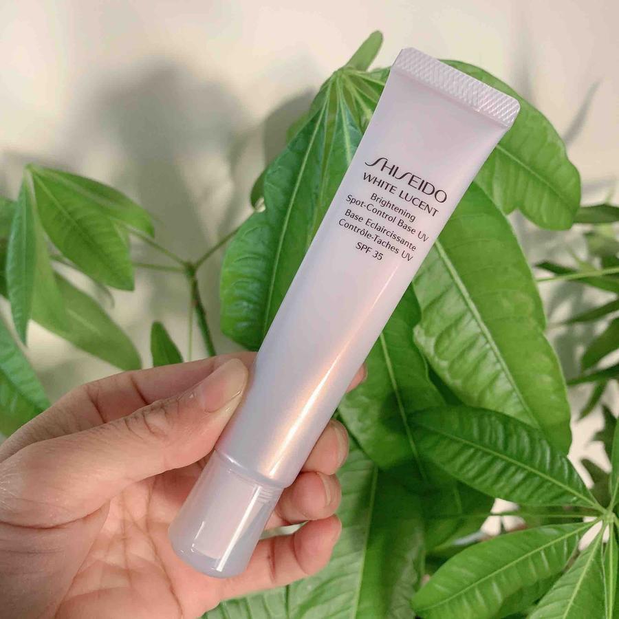 日本资生堂 white lucent/新透白 色控隔离霜spf35 32g象牙白色号