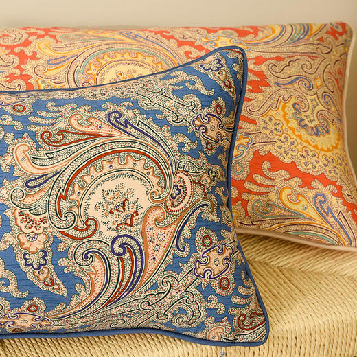 晨暮海佩斯利欧式简约沙发靠垫客厅靠包 商品图1