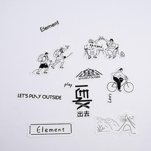 Element Play Outside 限定插画贴纸套装 商品图3