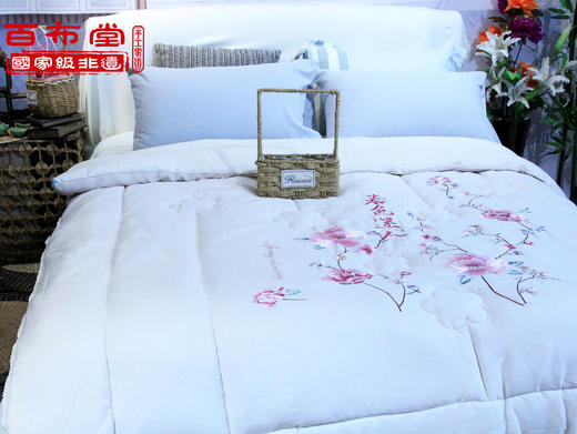 （乡村振兴商品）百布堂绣花春秋被（200*230） 商品图6
