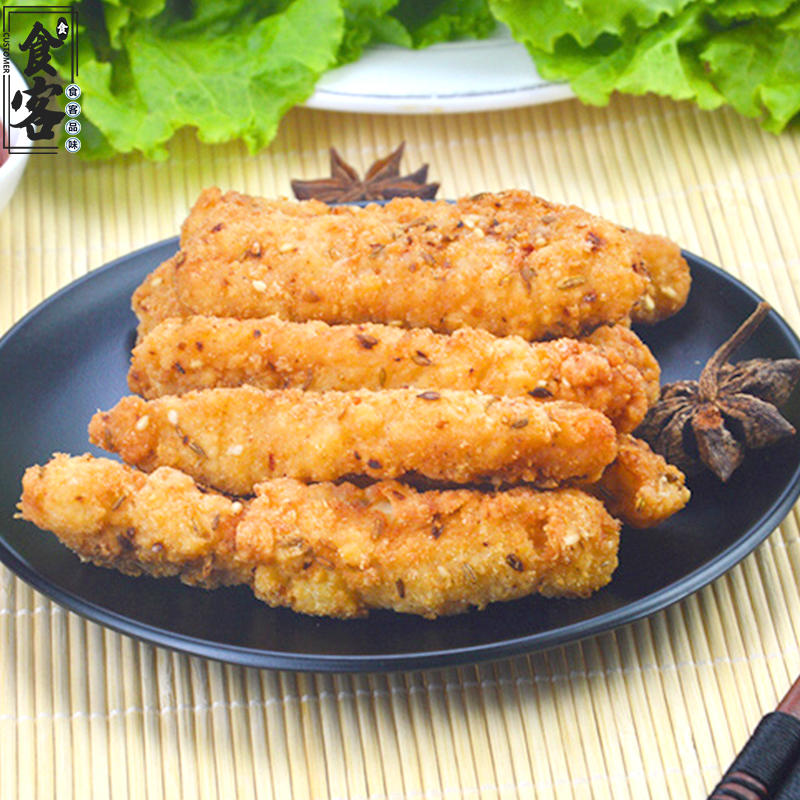 ssp-春雪孜然鸡柳300g半成品冷冻油炸小吃无骨腌制香酥鸡柳【sp】