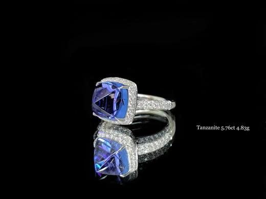 「桥」坦桑石糖塔经典款女戒 商品图1