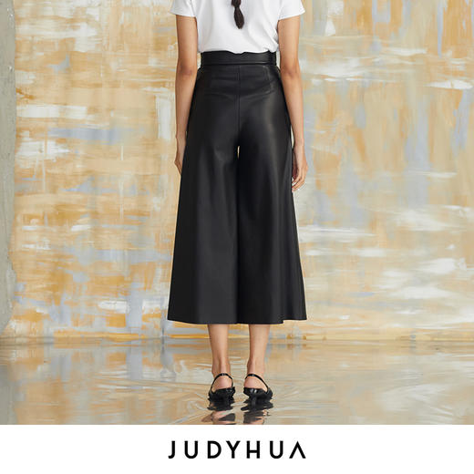 JUDYHUA 小羊皮八分裙裤 商品图2