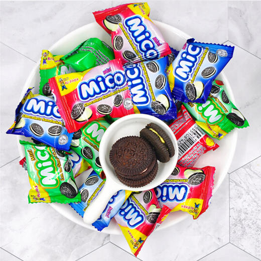 coco牌迷你草莓味夹心小黑饼干【376g】 商品图1