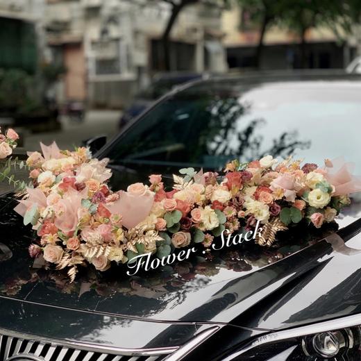 喜结连理-玫瑰混搭v型婚车 商品图0