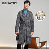 贝纳川秋冬季中长款双面呢大衣120428005402 商品缩略图0