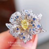 「繁花」浓彩黄水滴黄钻戒指 商品缩略图2