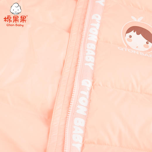棉果果冬季女童尼丝纺连帽羽绒服M422102921697 商品图6