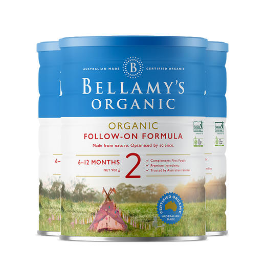 澳洲 贝拉米（Bellamy′s）有机2段奶粉300g 商品图1