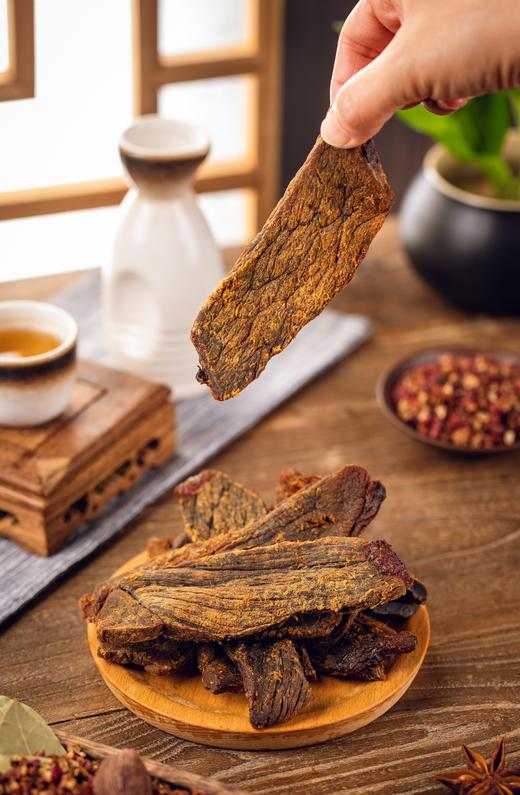 天佑牧人手工坊善烤青藏特产青海牦牛肉干五香大片现烤手撕牦牛肉干