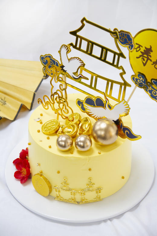 【万寿无疆】- 安佳动物奶油，新鲜水果夹心，原味蛋糕胚 商品图1