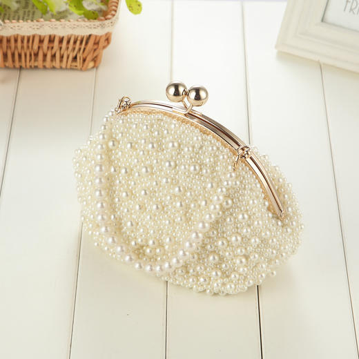 迷你珍珠包包，链条斜挎单肩小包CZ-1465-11 商品图1