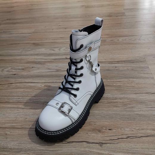 lfgj jeans BR208时尚牛皮橡胶大底明线马丁靴 商品图6