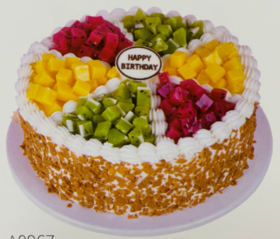 味美特爆款“水果季节”-多水果风格-新鲜应季水果搭配【火龙果、猕猴桃、芒果】