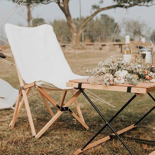 折叠桌椅套餐  喜马拉雅折叠桌+蝴蝶椅+俊庭天幕套餐  户外、露营自驾旅行套餐 商品图6