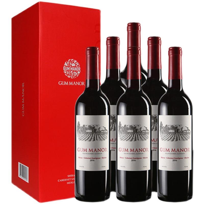 [红酒]澳大利亚舒富红葡萄酒14度750ml