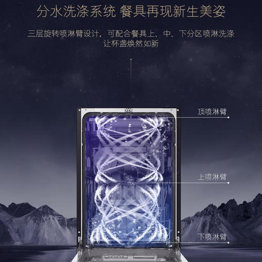 卡萨帝（Casarte）洗碗机CWY9-B98U1（黑） 商品图5