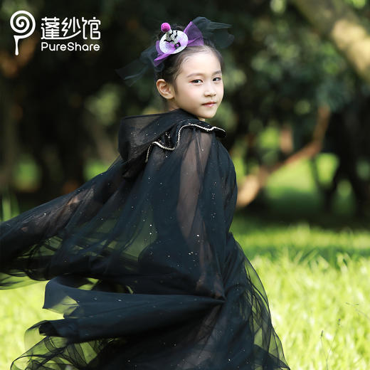 非质量问题不退换哦~pureshare 女童连衣裙新款秋装节日万圣派对公主裙礼服-小魔女 商品图3