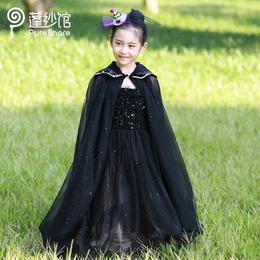 非质量问题不退换哦~pureshare 女童连衣裙新款秋装节日万圣派对公主裙礼服-小魔女 商品图5