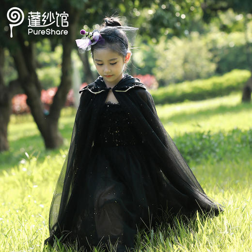 非质量问题不退换哦~pureshare 女童连衣裙新款秋装节日万圣派对公主裙礼服-小魔女 商品图6
