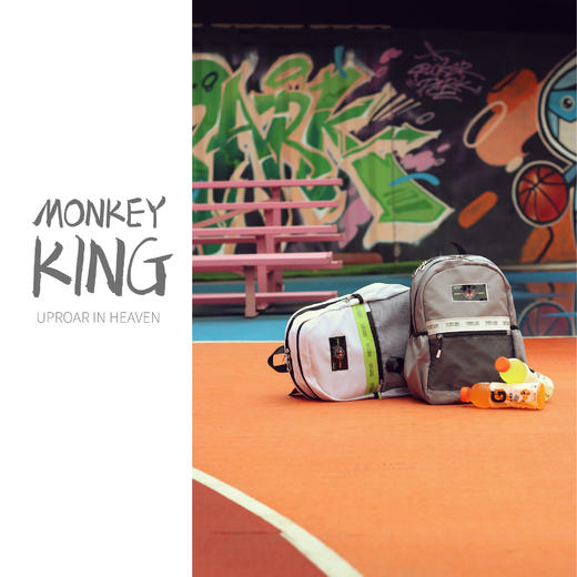 双肩包新款 大闹天宫城市时尚通勤包 潮流背包女双肩书包B-20007 商品图6