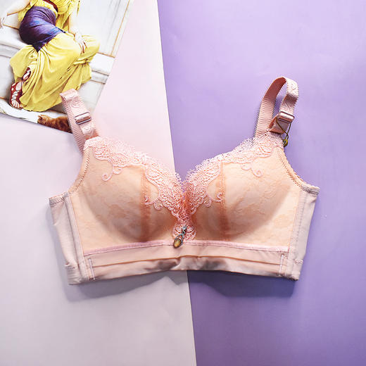 【99元2件，下单拍2！】皇家丽美厚杯无钢圈聚拢调整型文胸MWW1503-3 商品图8
